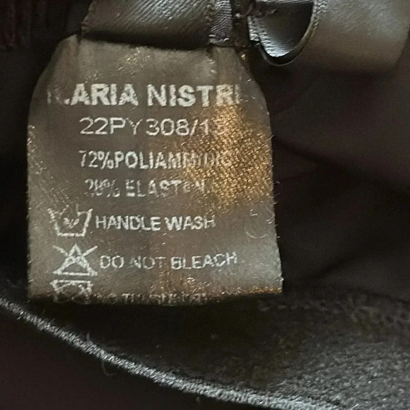 Ilaria Nistri sz IT 44 US black leggings stretch pants good pre owned condition - Picture 6 of 9